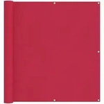 vidaXL Balkonsichtschutz Bordeauxrot 110 x 800 cm Oxford-Stoff
