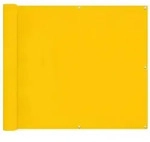 vidaXL Balkonsichtschutz Gelb 100 x 700 cm Oxford-Stoff