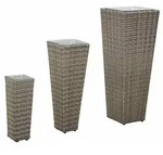vidaXL Set f&uuml;r Outdoor 3 pcs Metall