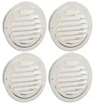 vidaXL L&uuml;ftungsgitter 4 pcs Silber 125 mm Edelstahl