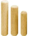 Langholzd&uuml;bel, Buche geriffelt, 10 x 60 mm