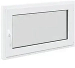 Kellerfenster RISOR Wei&szlig; 100 x 60 cm PVC und Glas
