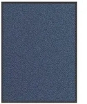 vidaXL Fu&szlig;matte Blau 80x120 cm