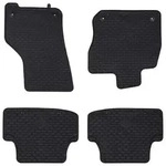 vidaXL Autofu&szlig;matte 4 pcs Schwarz Geeignet f&uuml;r VW GOLF VIII MHEV 2020-