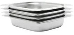 vidaXL Gastronormbeh&auml;lter 4 Stk. GN 1/2 65 mm Edelstahl