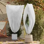 vidaXL Winterschutz fur Pflanzen 5 pcs Wei&szlig; 1,55 x 1 m Vliesstoff
