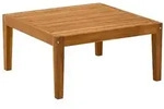 vidaXL Gartentisch Massivholz Akazie Natur 60 x 60 x 30 cm