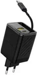 Dudao A67EU GaN 67W Wandladeger&auml;t integriertem, einziehbarem USB-C Power Delivery