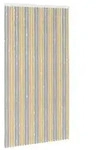 vidaXL Insektenschutzvorhang Chenille Grau und Beige 118 x 220 cm
