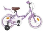 vidaXL Kinderfahrrad 14 Zoll f&uuml;r 3-5 Jahre alt Lila