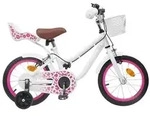 vidaXL Kinderfahrrad Mit St&uuml;tzr&auml;dern 16 Zoll f&uuml;r 4-6 Jahre alt Wei&szlig;