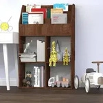 vidaXL Kinder-B&uuml;cherregal Braun Eichen-Optik 71x30x114cm Holzwerkstoff