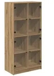 vidaXL Highboard Artisan-Eiche 68 x 37 x 142 cm Holzwerkstoff