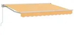 vidaXL Manuell einziehbare Markise Sand 5 x 3 m