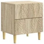 vidaXL Nachttisch Sonoma-Eiche 43 x 34,5 x 48 cm Holzwerkstoff