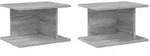 vidaXL Nachttisch 2 pcs Graues Sonoma 40 x 30 x 25 cm Holzwerkstoff