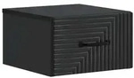 vidaXL Wandmontierter Nachttisch Schwarz 34,5 x 33 x 20 cm