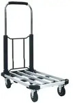 vidaXL Transportwagen Klappbar 150 kg Aluminium Silbern