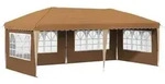 vidaXL Pop-up Partyzelt 575 x 289 x 245 cm Beige