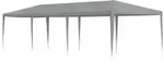 vidaXL Partyzelt Hellgrau 900 x 300 x 255 cm PE und Stahl