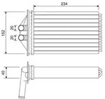 Valeo 715306 W&auml;rmetauscher, Innenraumheizung