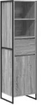 vidaXL B&uuml;cherregal Graues Sonoma 43 x 36 x 150,5 cm Holzwerkstoff