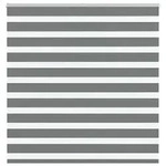 vidaXL Zebrarollo Dunkelgrau 140x150 cm Stoffbreite 135,9 cm Polyester