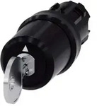Siemens 3SU10005BN010AA0 3SU1000-5BN01-0AA0 Schl&uuml;sselschalter 2 x 45&deg; IP66,...