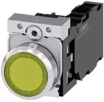 Siemens 3SU11530AB301FA0 3SU1153-0AB30-1FA0 Leuchtdrucktaster Frontring Metall,