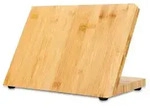 Intirilife Magnetisches Messerbrett in BAMBUS BRAUN &ndash; Holz Messerblock aus...
