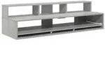 vidaXL Studiotisch Betongrau 110 x 42,5 x 36 cm Holzwerkstoff