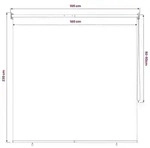vidaXL Au&szlig;enrollo 90% UV-Block Dunkelgr&uuml;n 160 x 230 cm HDPE