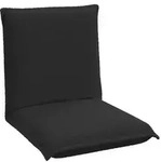 vidaXL Bodenstuhl Schwarz 54 x 64 x 59 cm Schafstoff