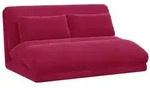 vidaXL Bodenstuhl Weinrot 110 x 82 x 55 cm Samt