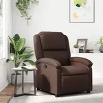 vidaXL Relaxsessel Braun Kunstleder