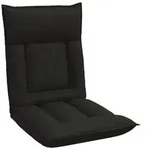 vidaXL Bodenstuhl Schwarz 55 x 61 x 70 cm Kunstleder