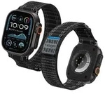 Spigen WBF0 Armband f&uuml;r Apple Watch 44 / 45 / 46 / 49 mm - Schwarz