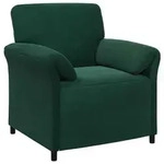 vidaXL 1-Sitzer Sofa Dunkelgr&uuml;n 88 x 83 x 95 cm Samt