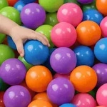 300 B&auml;llebadb&auml;lle 6 cm Bunte B&auml;lle f&uuml;r B&auml;llebad Spielb&auml;lle Babyb&auml;lle...