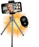 Handy Stativ mit Selbstausl&ouml;ser Bluetooth Fernbedienung Smartphone Tripod klein