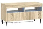 vidaXL LED-TV-Schrank Sonoma-Eiche Holzwerkstoff