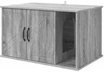 vidaXL Katzenhaus Graues Sonoma 85 x 55 x 50 cm Holzwerkstoff