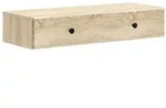 vidaXL Wandmontierter Beistelltisch Sonoma-Eiche 87,5 x 34,5 x 17 cm