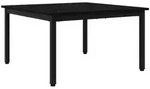 vidaXL Couchtisch Schwarz Eichen-Optik 80 x 80 x 45 cm Holzwerkstoff