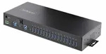 StarTech.com 16-Port Industrial USB 5Gbps Hub with Power Adapter, Metal Enclosure,