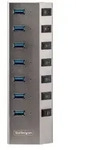 StarTech.com 7-Port Self-Powered USB-C Hub with Individual On/Off Switches, USB 3.0