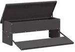 vidaXL H&uuml;hnertretfeeder Schwarz 48,5 x 39,5 x 19 cm