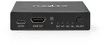 Nedis VSWI3493AT - HDMI - Aluminium - Anthrazit - 120 Hz - 1080p - 45 Gbit/s