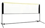 vidaXL Badmintonnetz Verstellbar 300x103x94-158 cm Metall