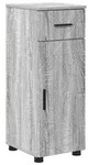vidaXL Badezimmerschrank mit Schubladen Graues Sonoma 30 x 35 x 80 cm